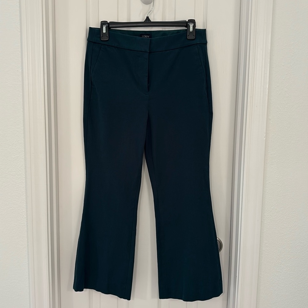 J. Crew Kelsey pant, 6 — dark green
Worn once